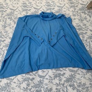 Turtleneck Alfani poncho sweater NWT